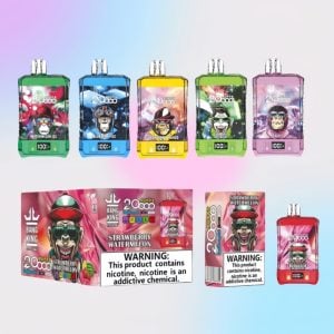 Bang King Double Crystal 20000 Puffs Mesh Coil Disposable Vape with Display Screen 8