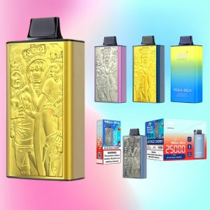 Best New JNR Mega Box 25000 Puffs Electronic Cigarette Dual Mesh Coil Disposable Vape 7