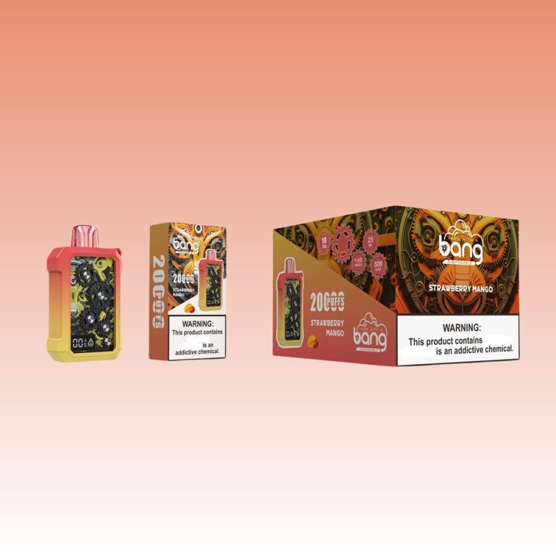 Best Portable Bang Mechanical Gear 18000 Puffs Disposable Vape with Screen 4