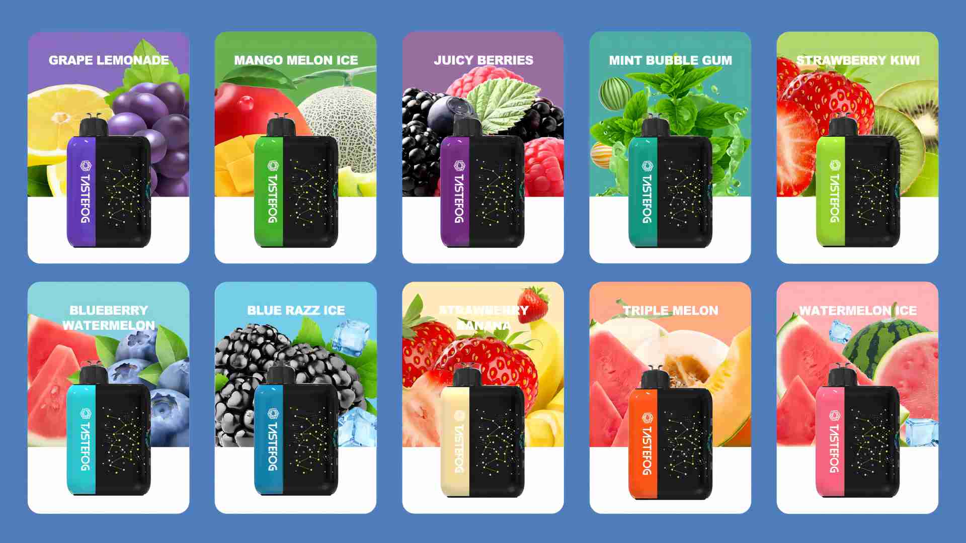 List of Tastefog Starry 30000 Puffs Flavor