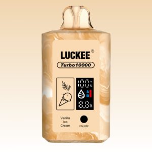 Luckee Vanilla Ice Cream Dessert Flavored Turbo Disposable Vape 1
