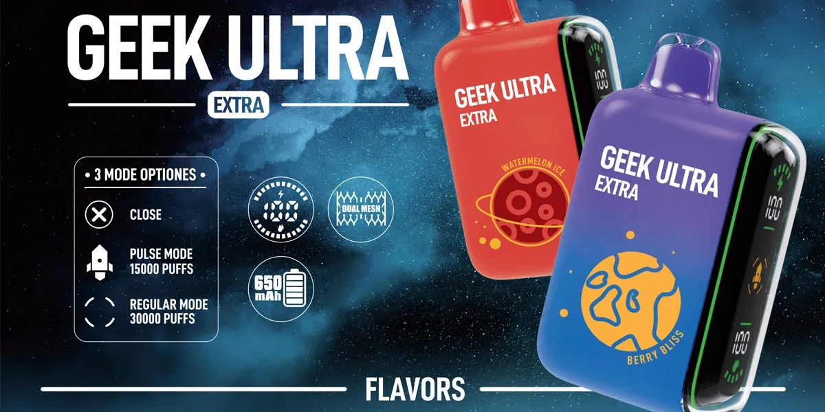 New Cokii Geek Ultra 30000 High Puffs Side Screen Vape Disposable 1