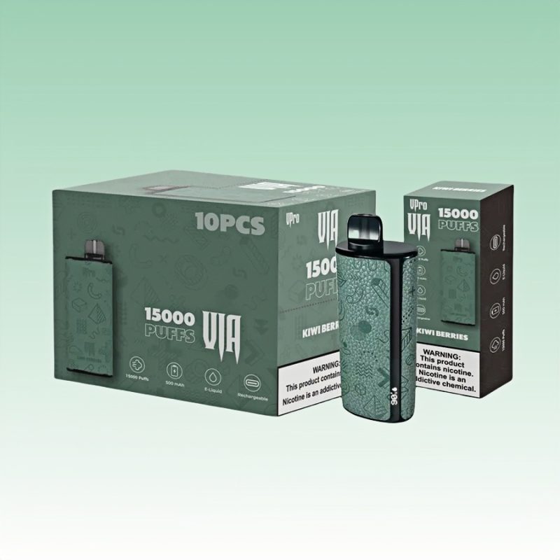 New Vpro Via 15000 Puffs Electronic Cigarette Disposable Vape Bar 3