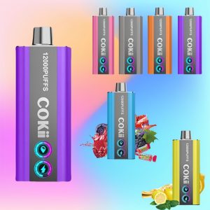 Portable Cokii Luxury 12000 Puffs Nicotine Disposable Vape Bar 8