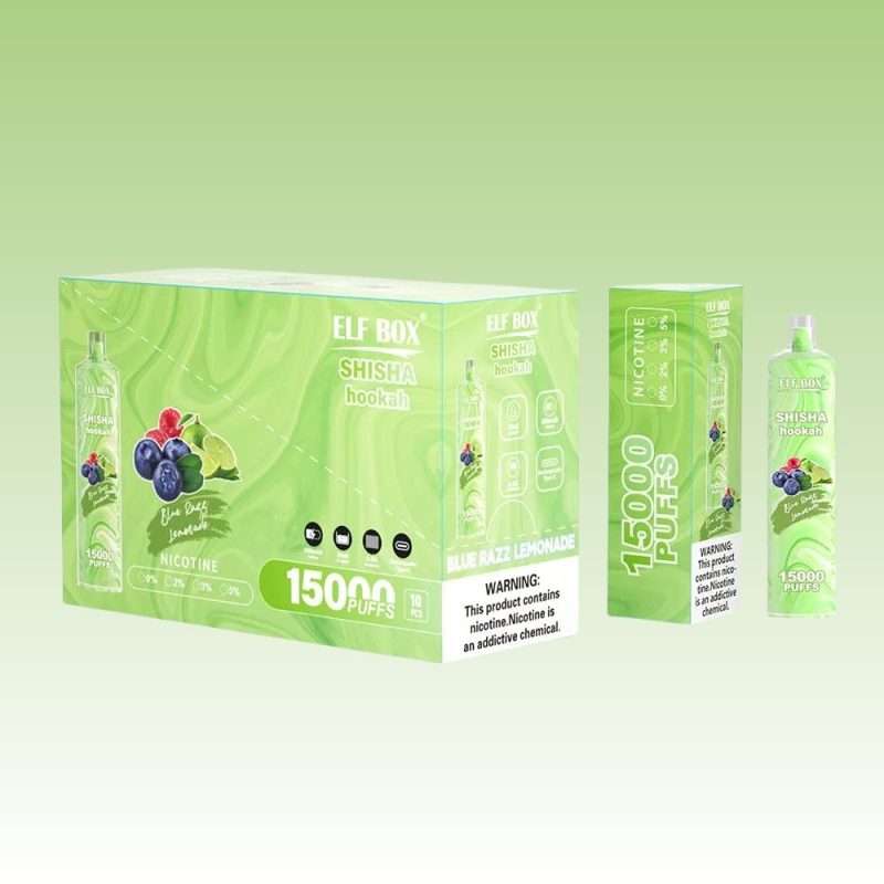 Portable Elf Box Shisha LS150000 Puffs Rechargeable Disposable Vape Pen 3