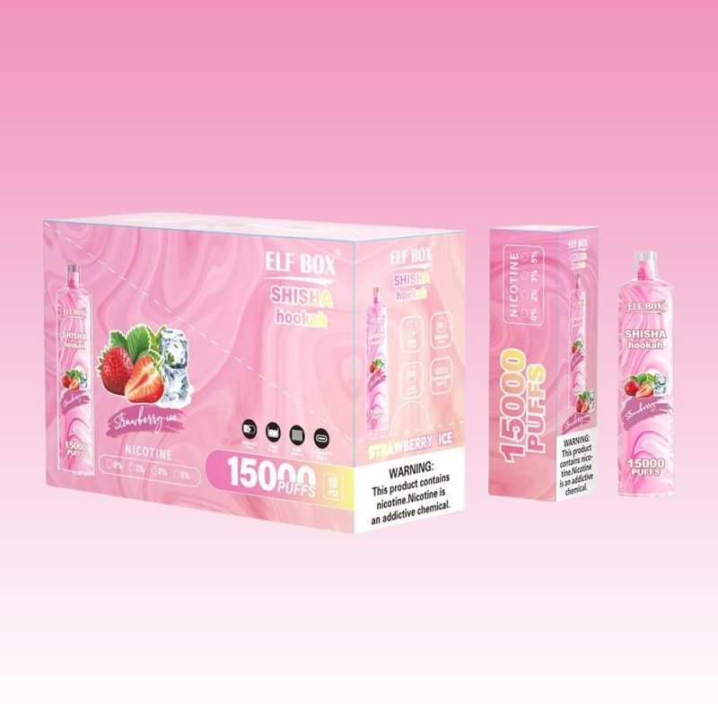Portable Elf Box Shisha LS150000 Puffs Rechargeable Disposable Vape Pen 7