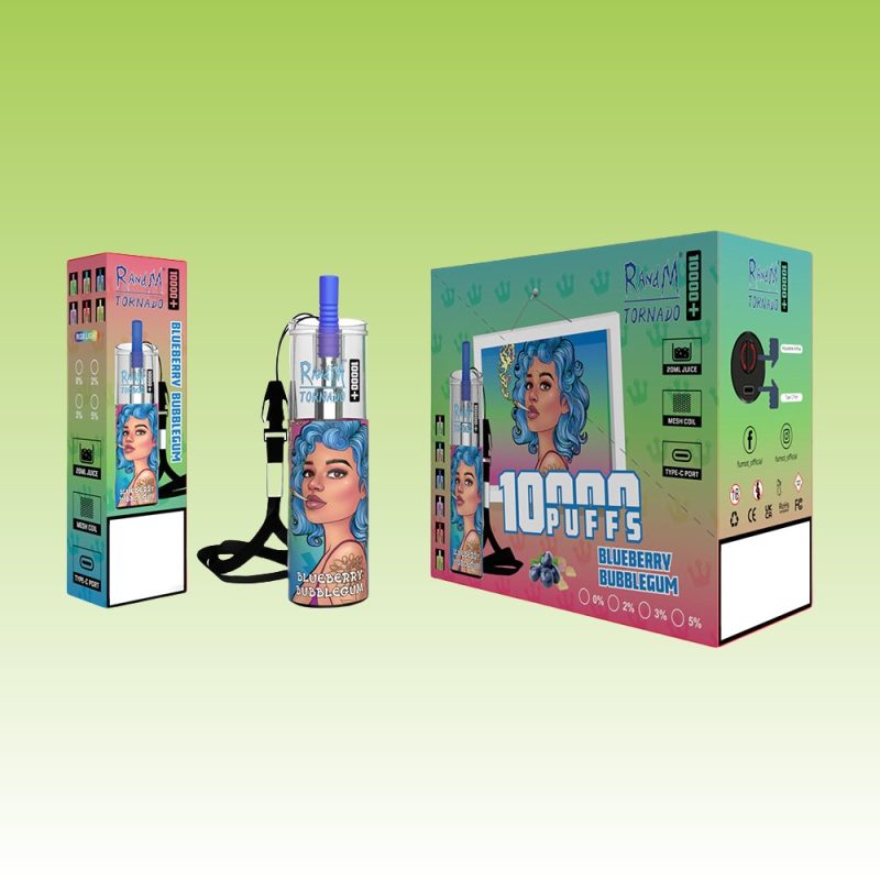 Randm Tornado 10000 Plus Puffs Rechargeable Disposable Vape Pen 3