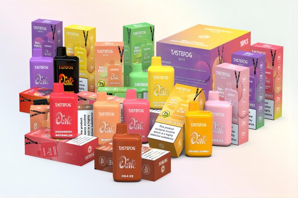 various kinds of disposable vapes together