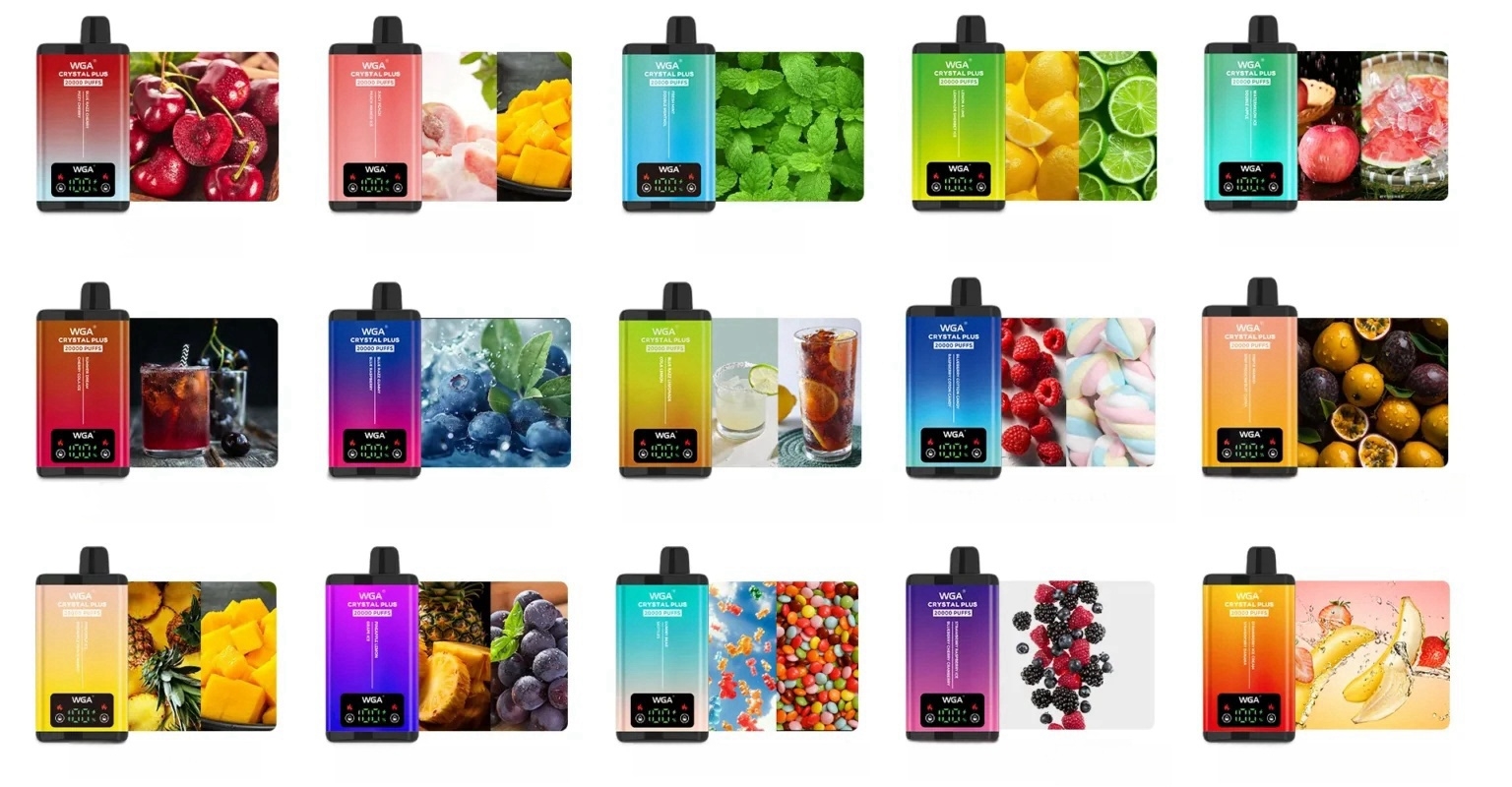Best WGA Crystal Plus 25K Puffs 2 in 1 Flavors 2% Nicotine Disposable Vape 10