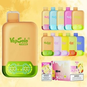 Dual Tank VapSolo Twins 20000 Puffs Disposable Vapes With Nicotine 1