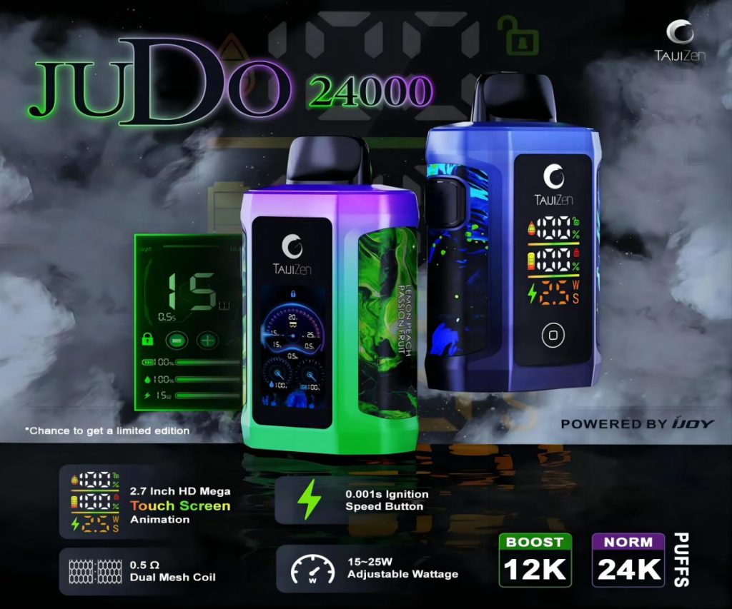 IJOY TaijiZen Judo 24000 Puffs product features