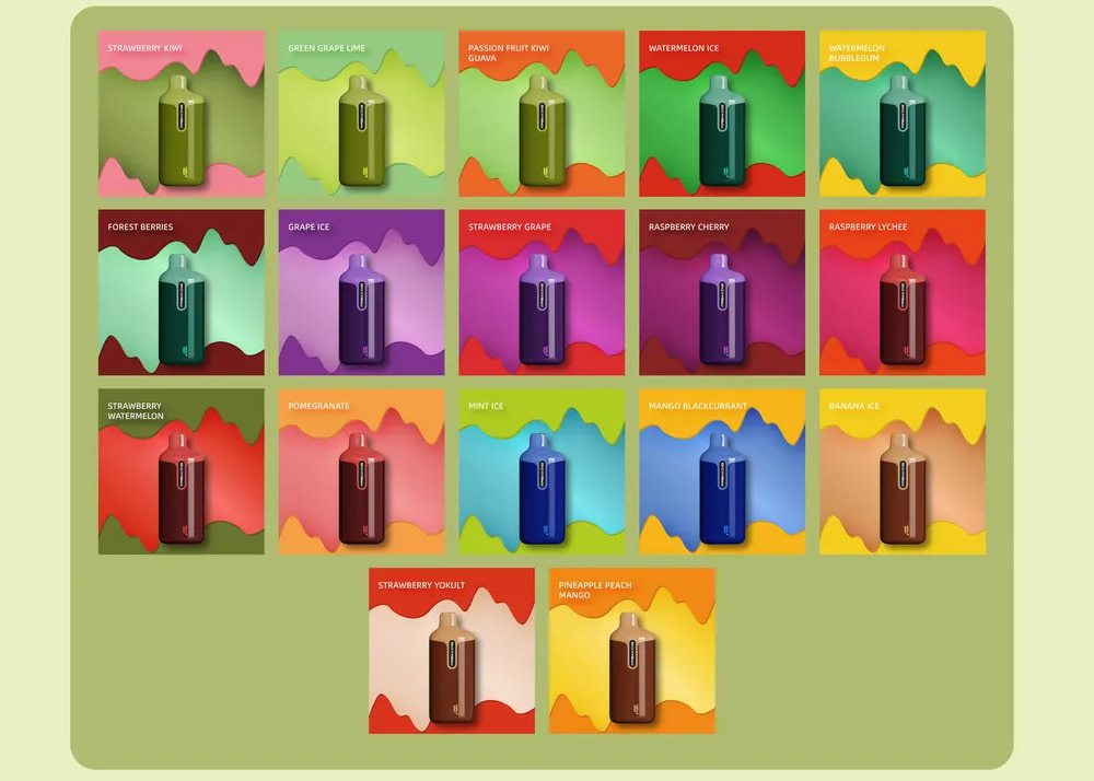 Maskking Axi 12000 Puffs vape flavor list