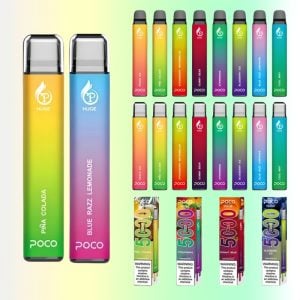 Portable POCO Huge 5000 Puffs Low Nic Disposable Vape Bar 1
