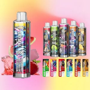 Rechargeable Vapme Crystal 7000 Puffs Disposable Vape Pen Bar 2