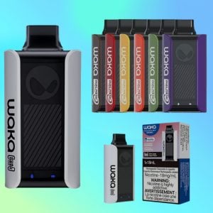 Waka SoPro PA10000 Puffs Dual Mesh Coil Disposable Vapes with Nicotine 1