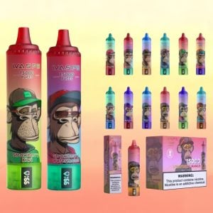 Waspe 15000 Puffs 5% Nic Vape Pen Disposable with Digital Display Screen 1