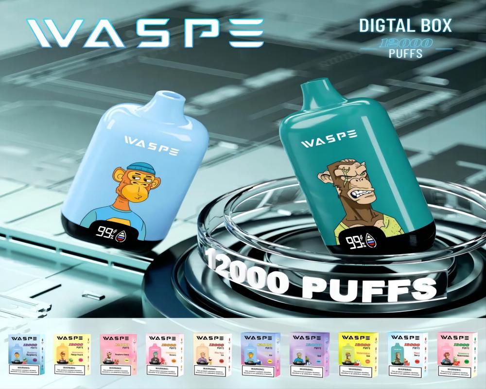 Waspe Digital 12000 Puffs vape product features
