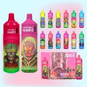 Wholesale Vapen Mars 9000 Puffs Type C Charging Disposable Vape Bar 1