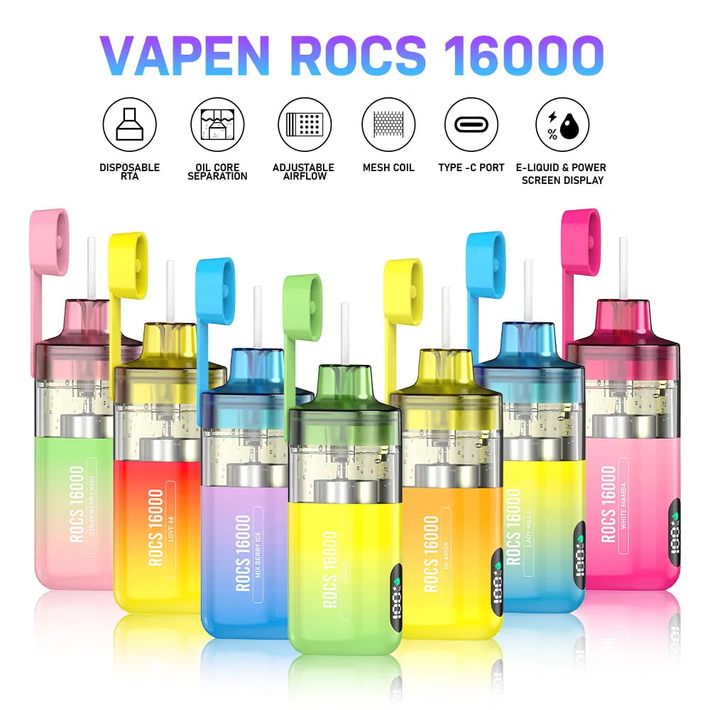 vapen rocks 16000 puffs product features