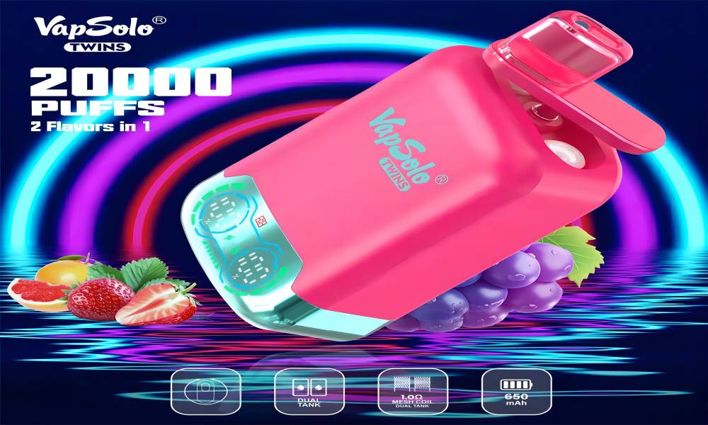 vapsolo dual tank twins 20000 banner