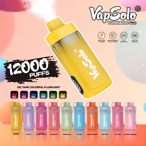 vapsolo tornado pro 12000 puffs