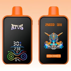 ATVS Banana Orange Ice Flavored Digital Screen Disposable Vape 1