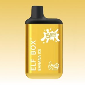 Best Elf Box Banana Ice Flavored Low Nic Disposable Vape 1