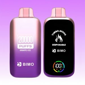 Bimo Grape Ice Flavored Turbo Rechargeable Disposable Vape 1