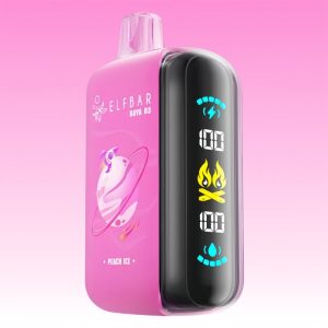 Elf Bar Peach Ice Flavoured Rechargeable Disposable Vape 1