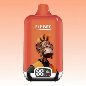 Elf Box Peach Ice Flavoured 0 Nicotine Disposable Vape 1
