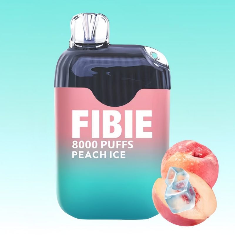 FIBIE Peach Ice Flavored Rechargeable Disposable Vape Bulk Buy 1