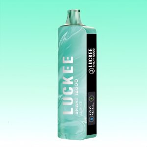 Luckee Lush Ice Flavored Disposable Vape Bar with Screen On Side 1