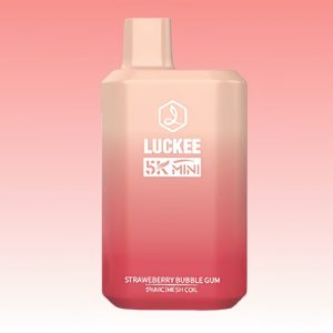 Luckee Strawberry Bubblegum Flavored E Cigarette Disposable Vape 1