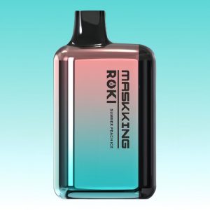 Maskking Summer Peach Ice Flavored Low Nicotine Disposable Vape 1