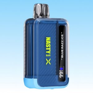 Nasty Bar Blue Razz Ice Flavored Digital Screen Disposable Vape 1