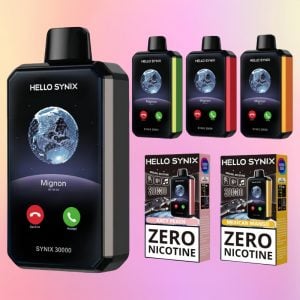 New Hello Synix 30000 Puffs Bluetooth AI Chat No Nicotine Disposable Vapes 1