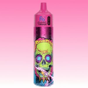 RandM Peach Ice Flavored Rechargeable Disposable Vape Pen 1