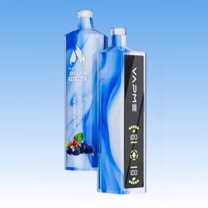 Vapme Blueberry Bubblegum Flavored LED Screen Disposable Vape Bar 1