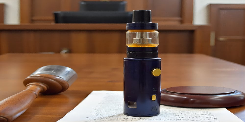 can you really bring a vape to court