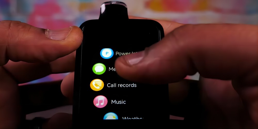 multiple functions with v touch vape smart screen